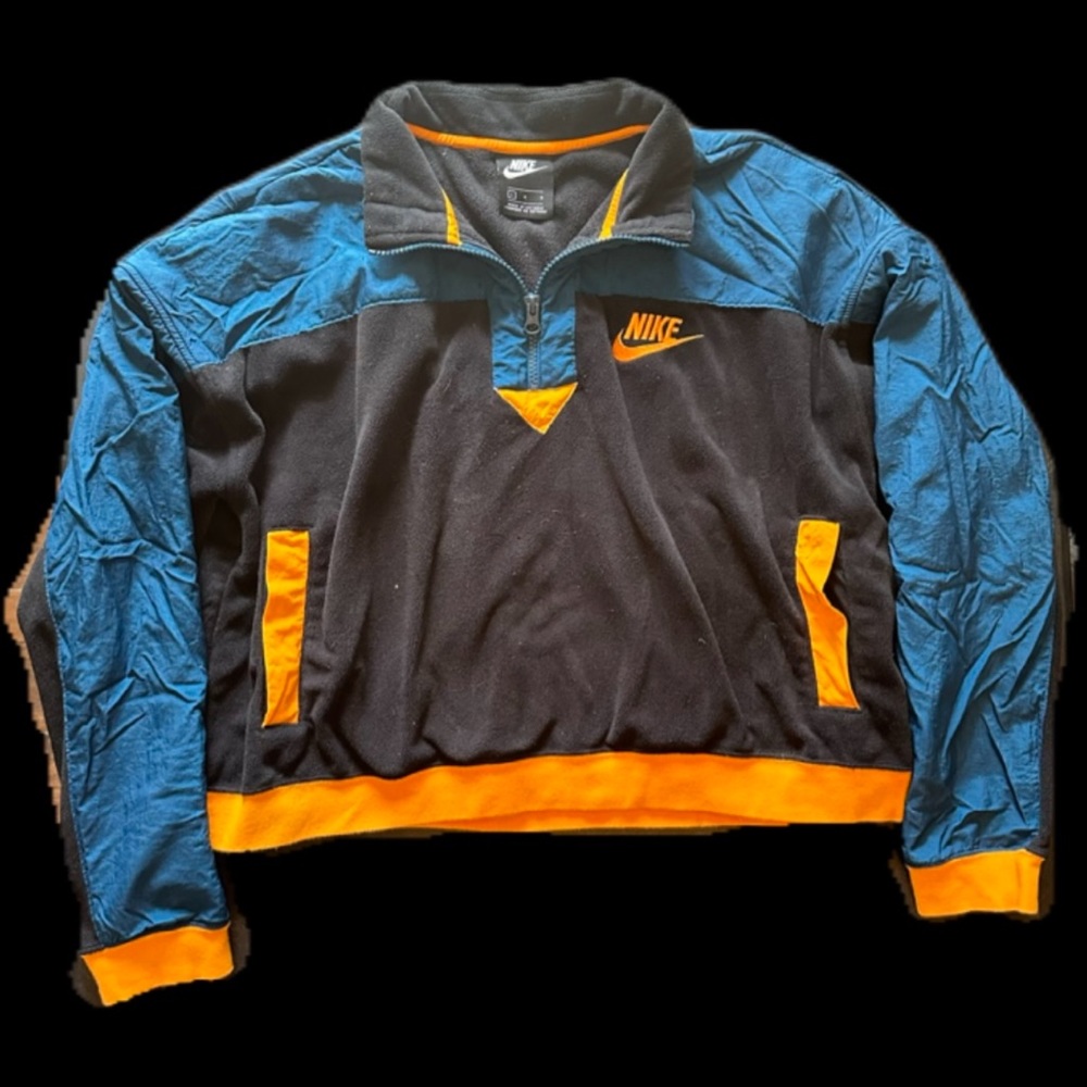 Nike fleece cropped pullover